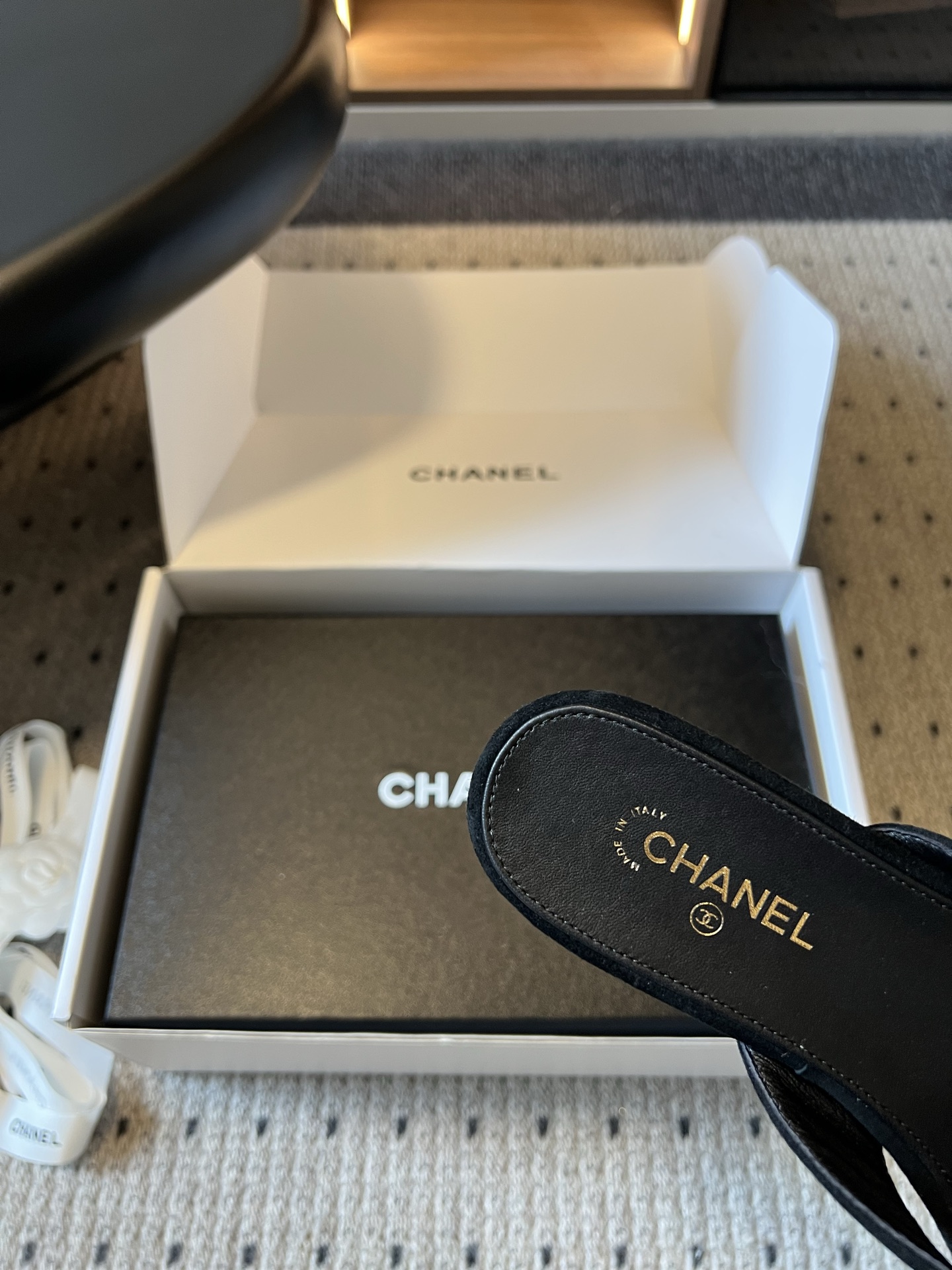 wsxc1783693005858_7 Chane*26ss Summer New Model Square-Toed Bow Floral Sandal - 图片 12