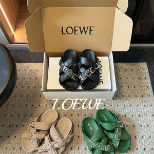 LOEW*26ss Summer New Collection: Multi-strap Thick-soled Casual Sandals