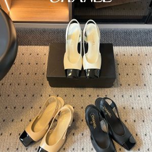 Chane*26ss Summer New Collection: Square-Toe, Multi-Color, Backless, Thick-Heeled Sandals