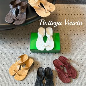 Bottega Venet*BV Summer New Collection: Woven Clog Sandals with Thick Heels