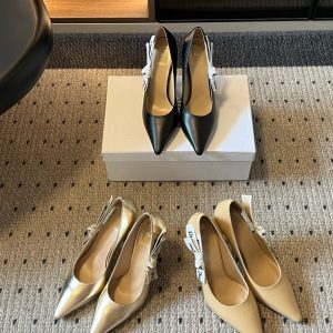 Dio*26ss Summer New Model Pointed Toe Bow Ribbon Strappy High Heels