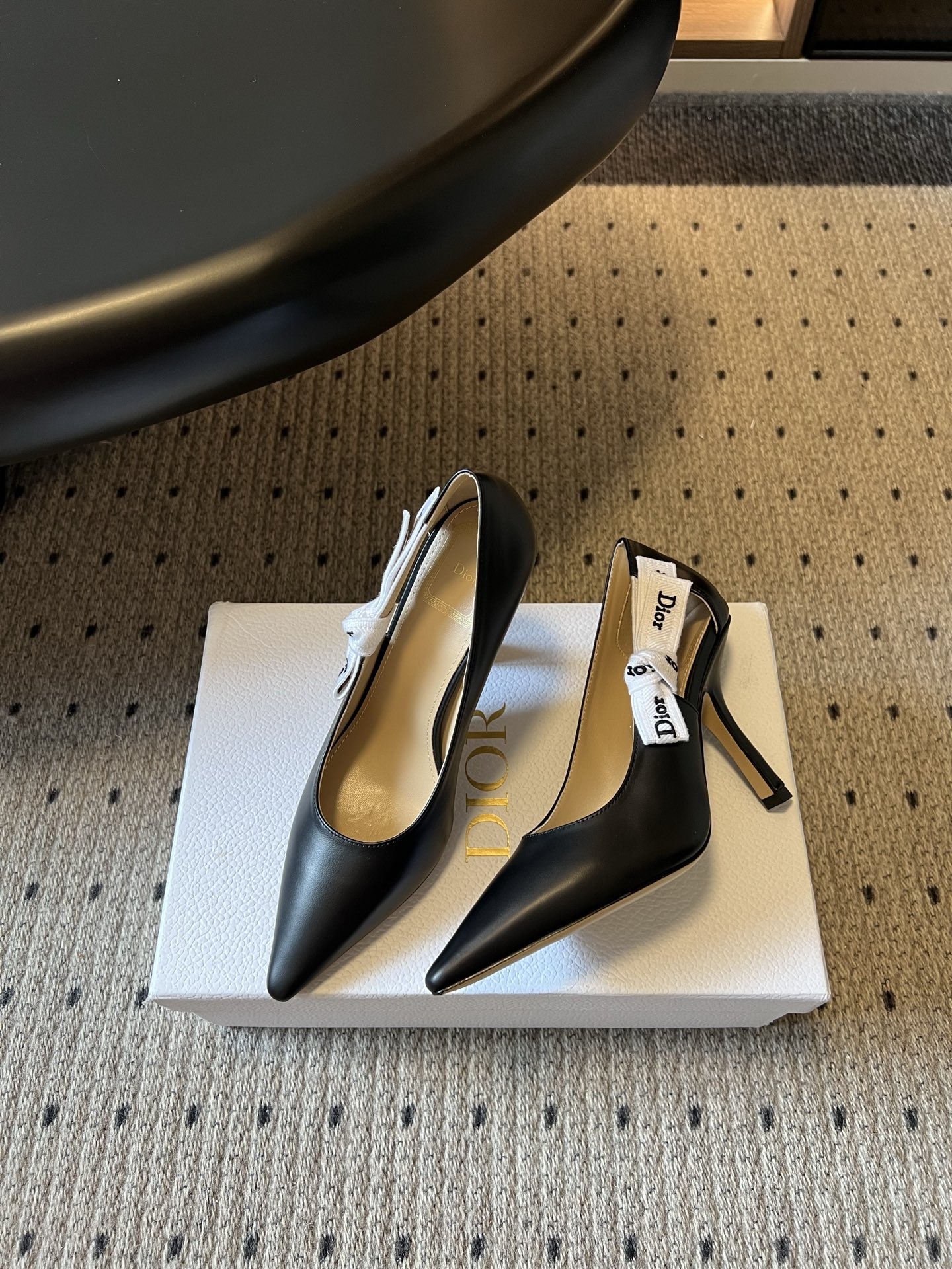 wsxc1783703456501_2 Dio*26ss Summer New Model Pointed Toe Bow Ribbon Strappy High Heels - 图片 26