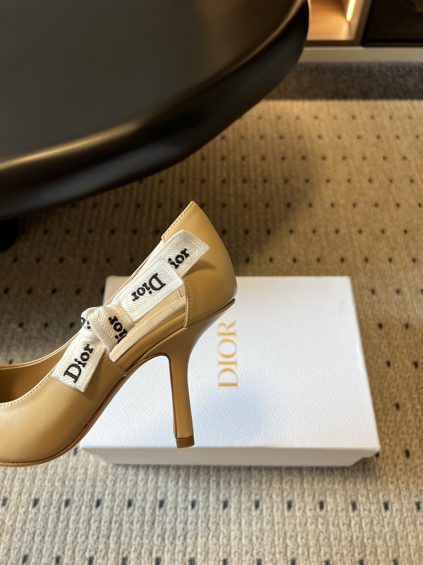 wsxc1783703459317_7 Dio*26ss Summer New Model Pointed Toe Bow Ribbon Strappy High Heels - 图片 4
