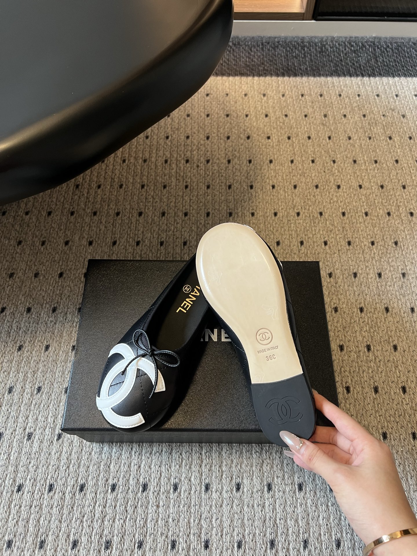 wsxc1783704495605_2 Chane*26ss Summer New Collection Double C-shaped Headband Slip-on Sandals - 图片 26