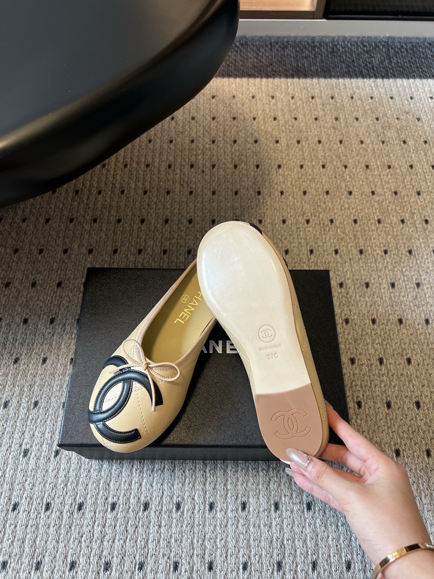 wsxc1783704497239_2 Chane*26ss Summer New Collection Double C-shaped Headband Slip-on Sandals - 图片 18
