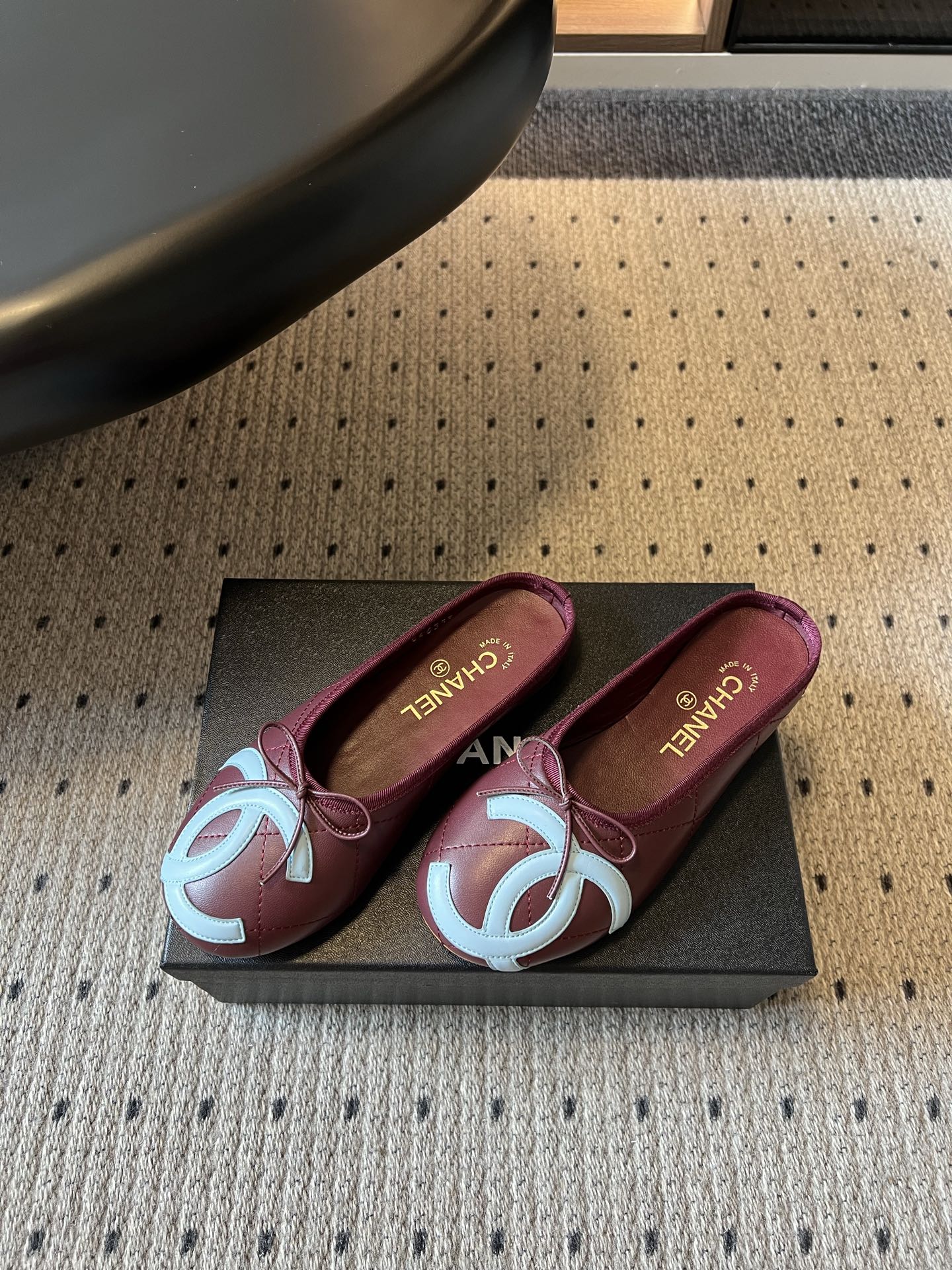 wsxc1783704499040_1 Chane*26ss Summer New Collection Double C-shaped Headband Slip-on Sandals - 图片 9