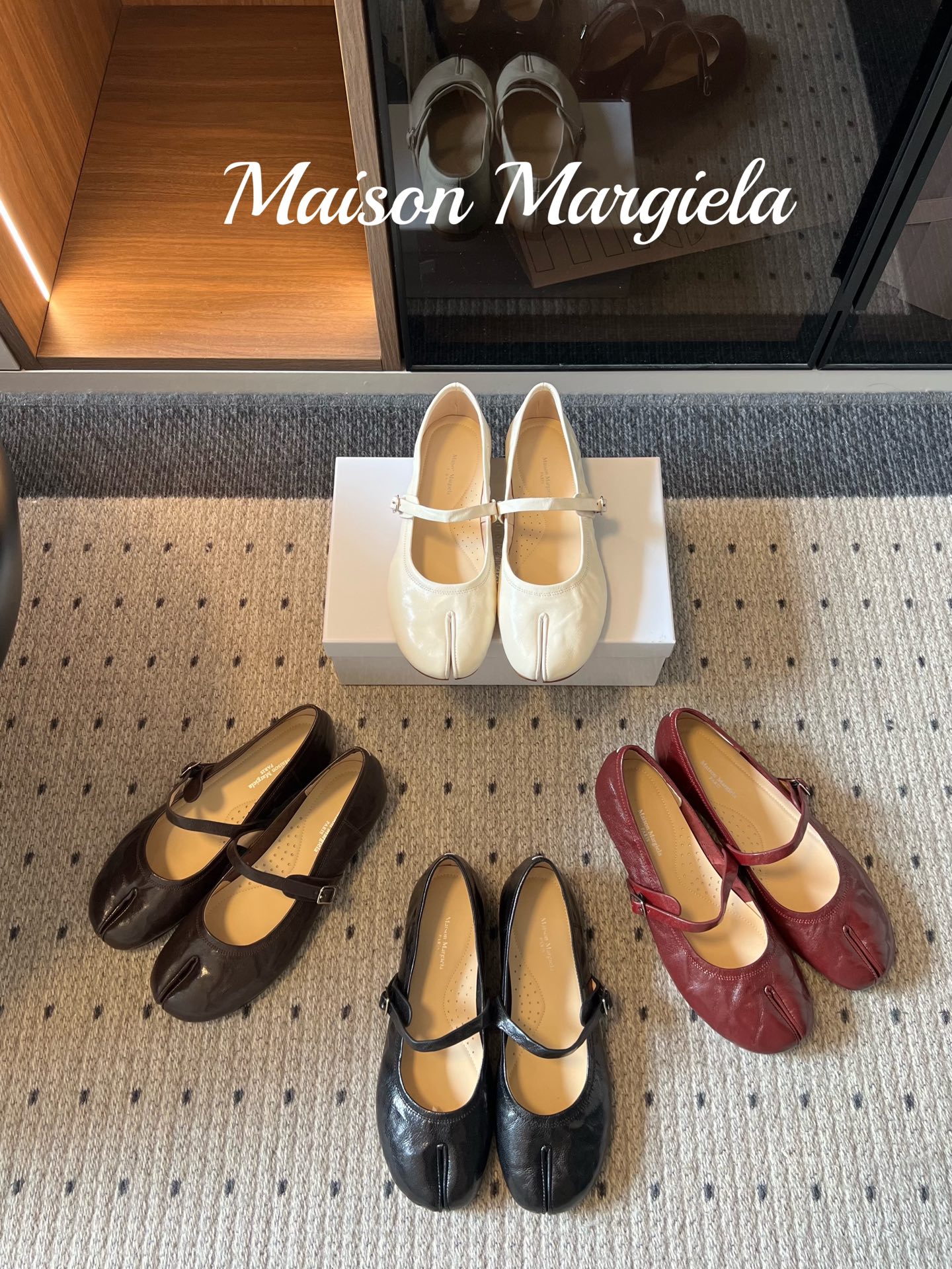 wsxc1783705108694_0 Maison Margiel*26ss Summer New Collection – Split Toe Mary Jane Shoes.