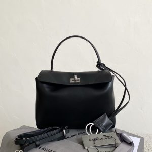 ba1enciaga rodeo mini blacksilver