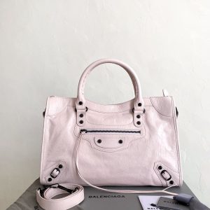 Ba1enciaga Le City M/Medium, Pink.