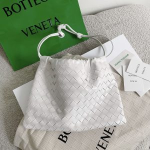 bv dustbag trash bag armband bag, white.