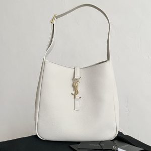 ys1 hobo bag, arm-length bag, small size, platinum color.
