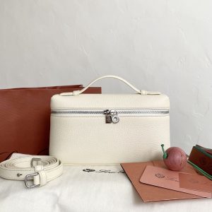 LP Loro Piana L19 White (Silver Buckle)