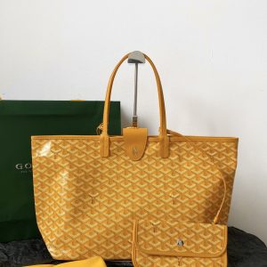G0yard Dog Teeth Tote Shopping Bag, Medium, Yellow