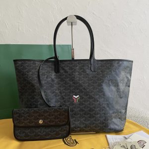 g0yard Jet Black Limited Edition Black Collection Tote Medium