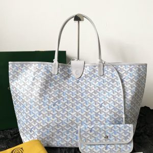 G0yard tote, 26th-anniversary limited edition color, Large, Polar Blue.