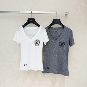 𝗖𝗵𝗿𝗼𝗺𝗲 𝗛𝗲𝗮𝗿𝘁𝘀 New model 26 V-neck short-sleeved shirt.
