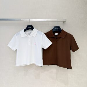 Saint Laurent’s new spring/summer 2026 short-sleeved polo shirt.