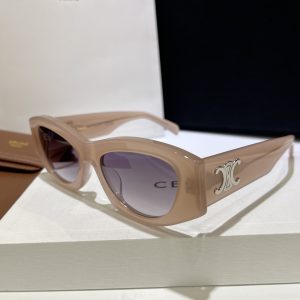 Celin* acetate sunglasses.
