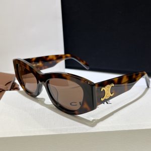 Celin* acetate sunglasses.