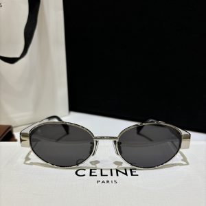 Celin* Retro Metal Sunglasses
