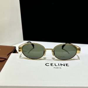 Celin* Retro Metal Sunglasses