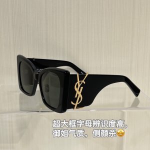 YSL large frame sunglasses.